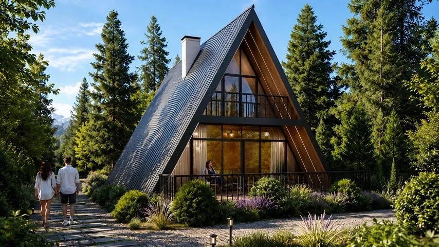 TIMBERON Alpine L — голяма a-frame къща
