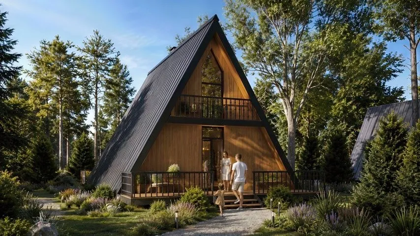 TIMBERON Alpine M — средна a-frame къща