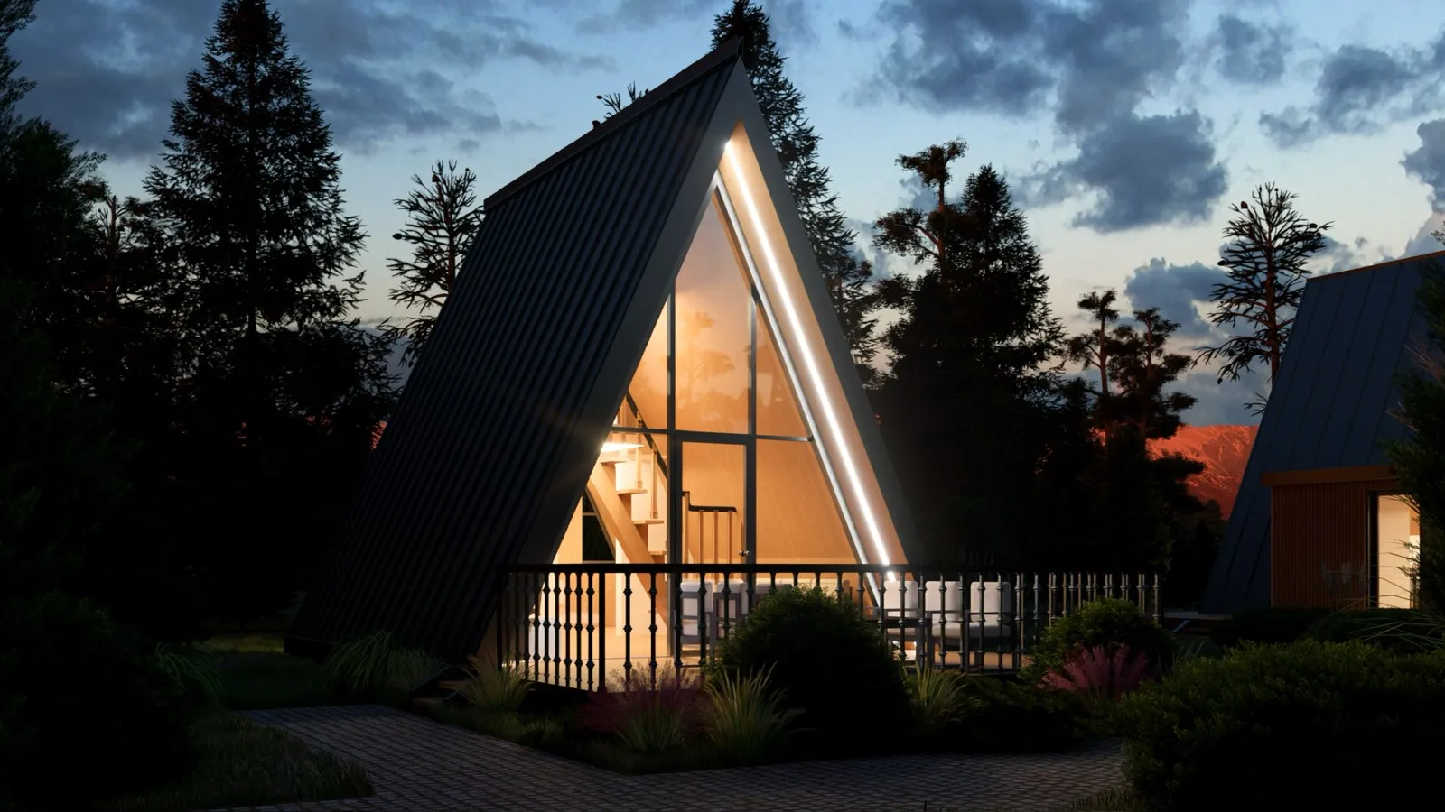 TIMBERON Alpine S — малка a-frame къща
